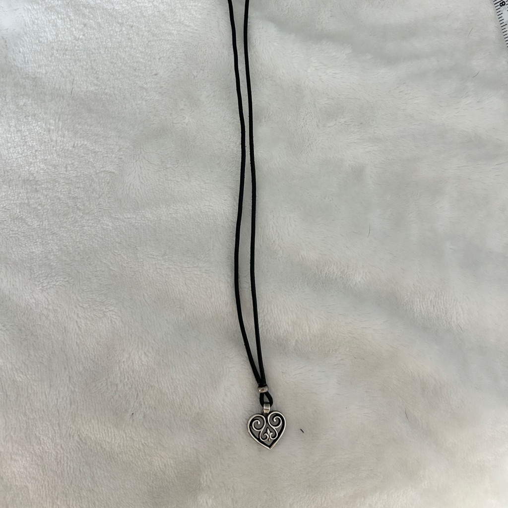 James Avery Silver Heart Pendant Necklace